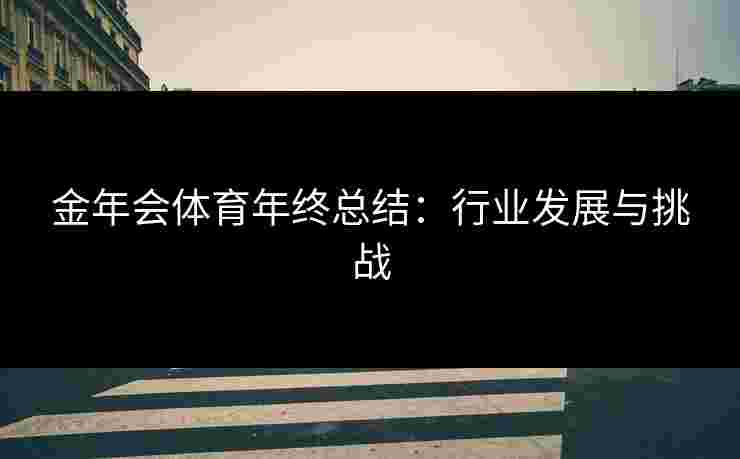 金年会体育年终总结：行业发展与挑战